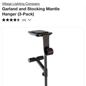 3x stocking holders for thick mantle